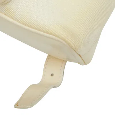 Pre-owned Gucci White Nylon Leather Backpack ()