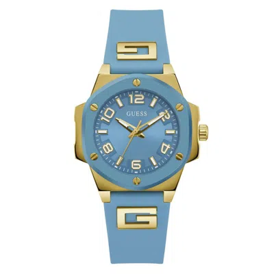 Guess Blue Synthetic Bracelet Women's Watch In Blue