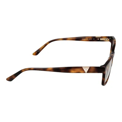 Guess Brown Plastic Glasses Women's (frames) In Brown