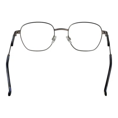 Hackett Gray Men Optical Frames In Silver