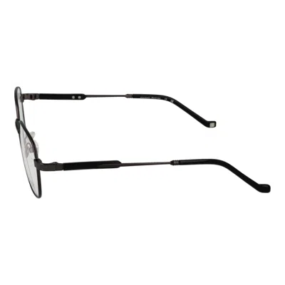 Hackett Gray Men Optical Frames In Black