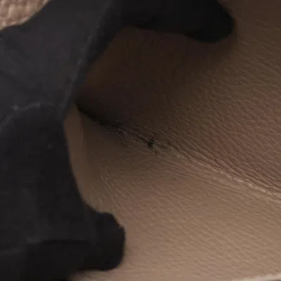 Pre-owned Hermes Beige Fjord Leather Leather Tote Bag () In Sand