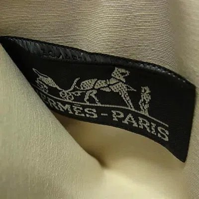 Pre-owned Hermes Beige Orange Canvas Coin Purse/coin Case () In Multi