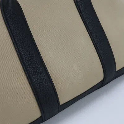 Pre-owned Hermes Beige Toile Officier Tote Bag () In Sand
