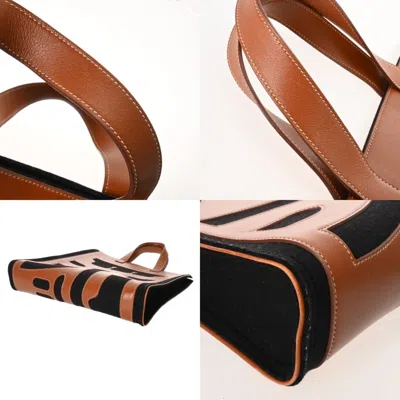 Pre-owned Hermes Black Barenia Leather Tote Bag ()