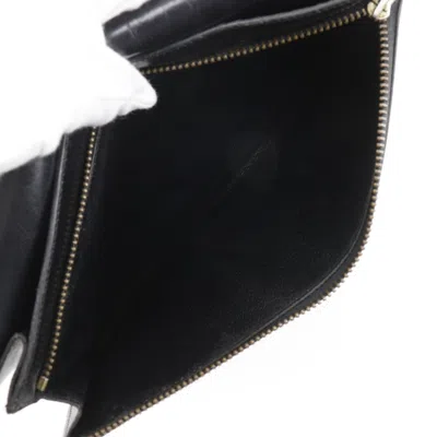 Pre-owned Hermes Black Box Calf Leather Clutch Bag Pochette ()