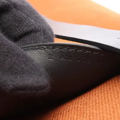 Pre-owned Hermes Black Brown Leather Tote Bag () In Multi