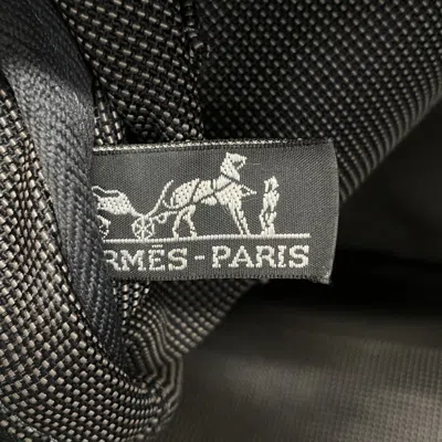 Pre-owned Hermes Black Canvas Tote Bag ()