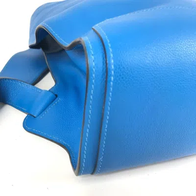 Pre-owned Hermes Blue Backpack ()