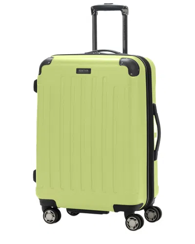 Kenneth Cole Renegade Expandable 24in Checked Bag In Green