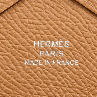 Pre-owned Hermes Brown Epsom Leather Coin Purse/coin Case ()