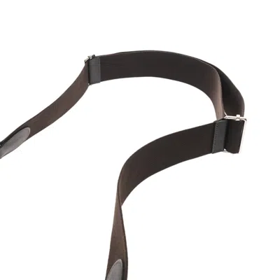 Pre-owned Hermes Chocolat Felt Shoulder Bag () In Brown