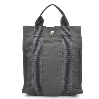 Pre-owned Hermes Dark Gray Canvas Backpack ()