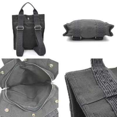 Pre-owned Hermes Dark Gray Canvas Backpack ()