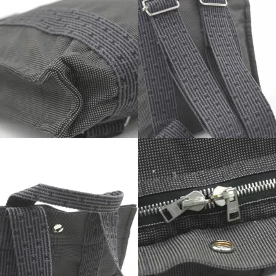 Pre-owned Hermes Dark Gray Canvas Backpack ()