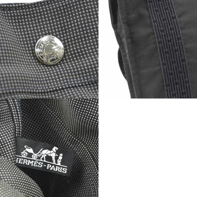 Pre-owned Hermes Dark Gray Canvas Backpack ()