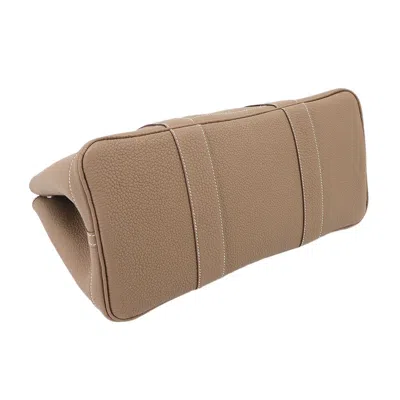 Pre-owned Hermes Etoupe Gray Negonda Leather Tote Bag ()