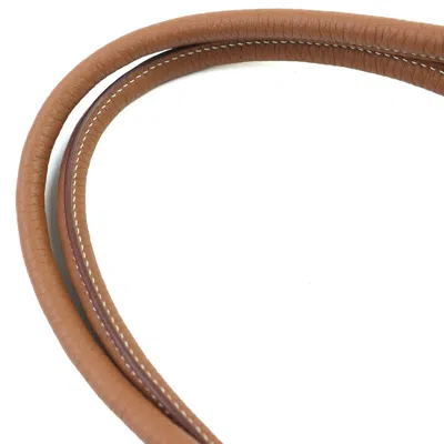 Pre-owned Hermes Garden Gold Negonda Leather Tote Bag ()