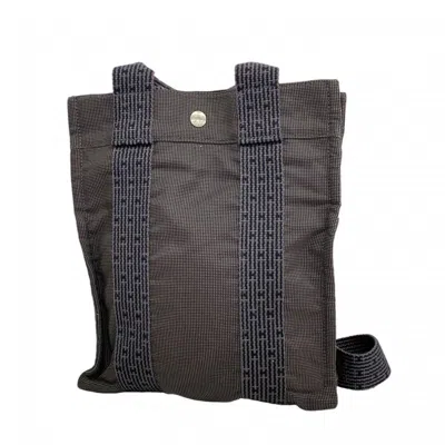 Pre-owned Hermes Gray Canvas Backpack ()