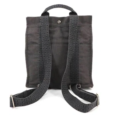 Pre-owned Hermes Gray Canvas Backpack ()