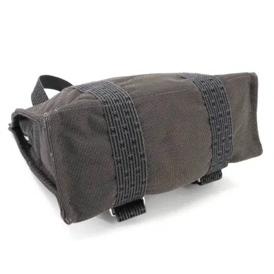 Pre-owned Hermes Gray Canvas Backpack ()