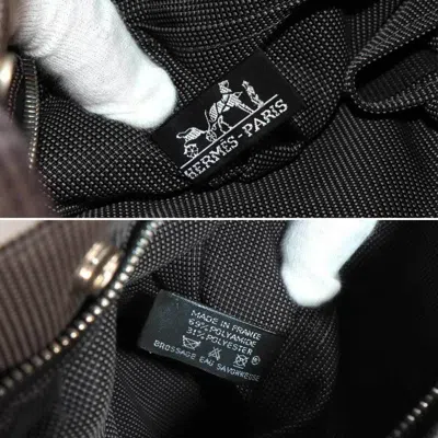 Pre-owned Hermes Gray Canvas Backpack ()