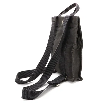 Pre-owned Hermes Gray Canvas Backpack ()