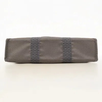 Pre-owned Hermes Gray Canvas Tote Bag ()