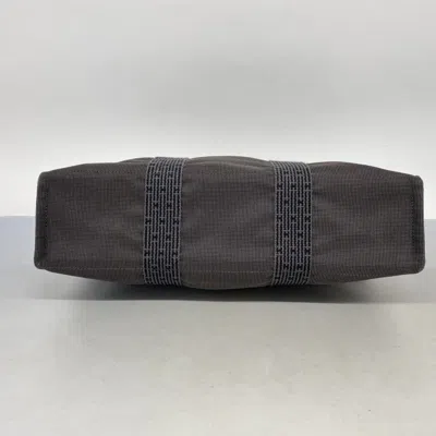 Pre-owned Hermes Gray Canvas Tote Bag ()