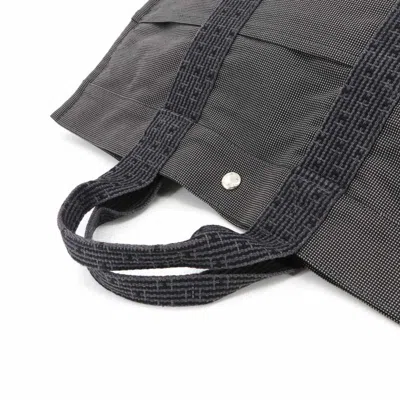 Pre-owned Hermes Gray Canvas Tote Bag ()
