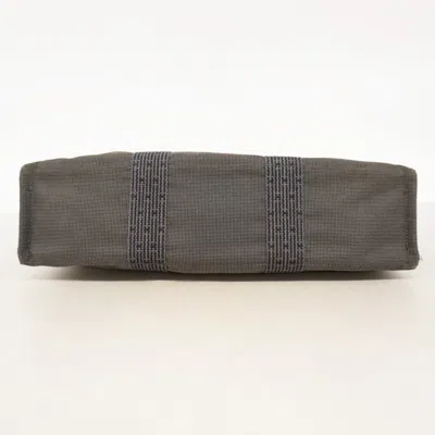 Pre-owned Hermes Gray Canvas Tote Bag ()