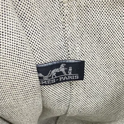Pre-owned Hermes Gray Canvas Tote Bag ()