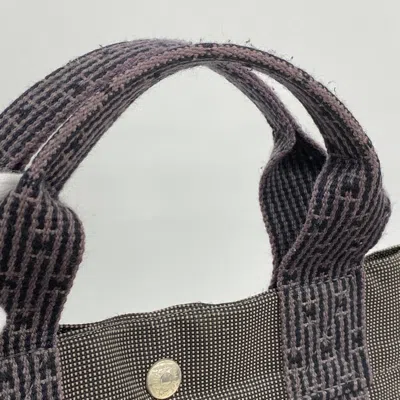 Pre-owned Hermes Gray Canvas Tote Bag ()
