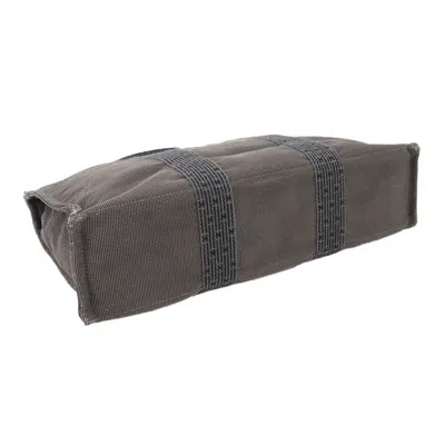 Pre-owned Hermes Gray Canvas Tote Bag ()