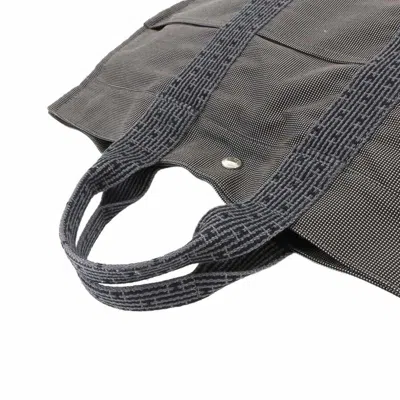 Pre-owned Hermes Gray Canvas Tote Bag ()