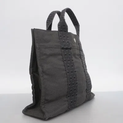 Pre-owned Hermes Gray Canvas Tote Bag ()