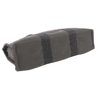 Pre-owned Hermes Gray Canvas Tote Bag ()
