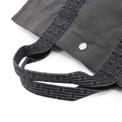 Pre-owned Hermes Gray Canvas Tote Bag ()