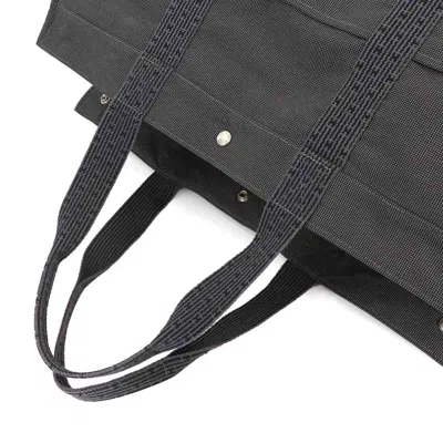 Pre-owned Hermes Gray Canvas Tote Bag ()
