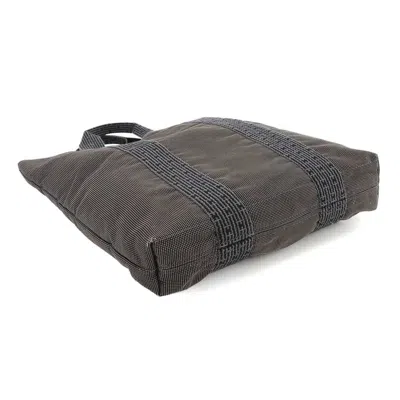 Pre-owned Hermes Gray Canvas Tote Bag ()