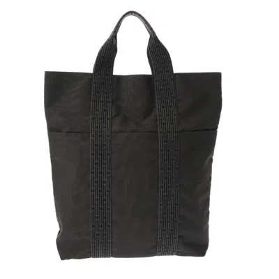 Pre-owned Hermes Gray Canvas Tote Bag ()