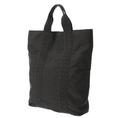 Pre-owned Hermes Gray Canvas Tote Bag ()