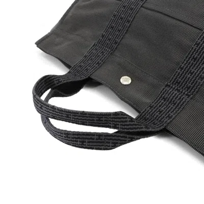 Pre-owned Hermes Gray Canvas Tote Bag ()