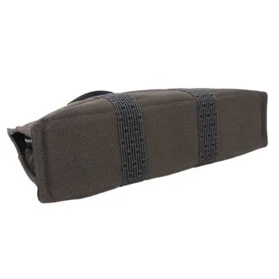 Pre-owned Hermes Gray Canvas Tote Bag ()