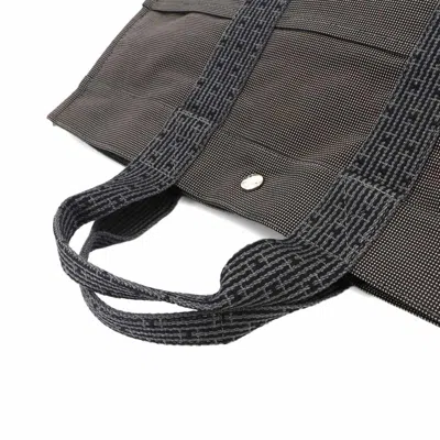 Pre-owned Hermes Gray Canvas Tote Bag ()