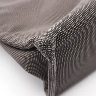 Pre-owned Hermes Gray Nylon Canvas Tote Bag ()