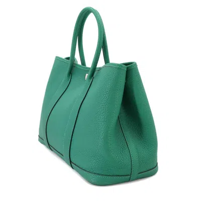 Pre-owned Hermes Green Negonda Leather Tote Bag ()