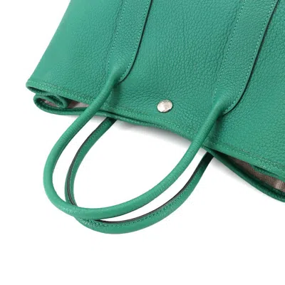 Pre-owned Hermes Green Negonda Leather Tote Bag ()