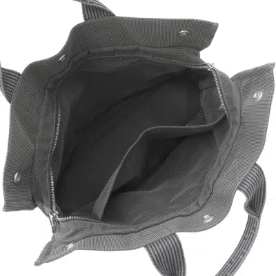 Pre-owned Hermes Her Line Gray Canvas Tote Bag ()