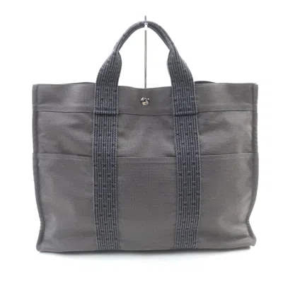 Pre-owned Hermes Her Line Gray Tote Bag ()